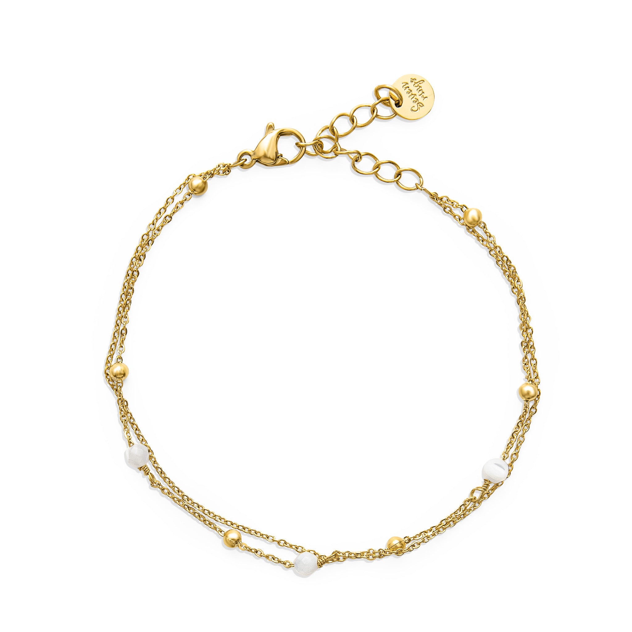Bracelet double nacre