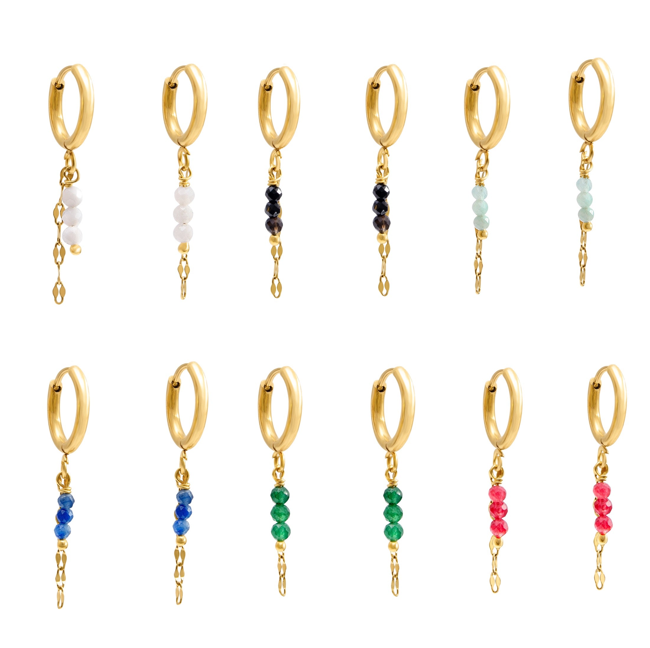 Créoles pierre twist