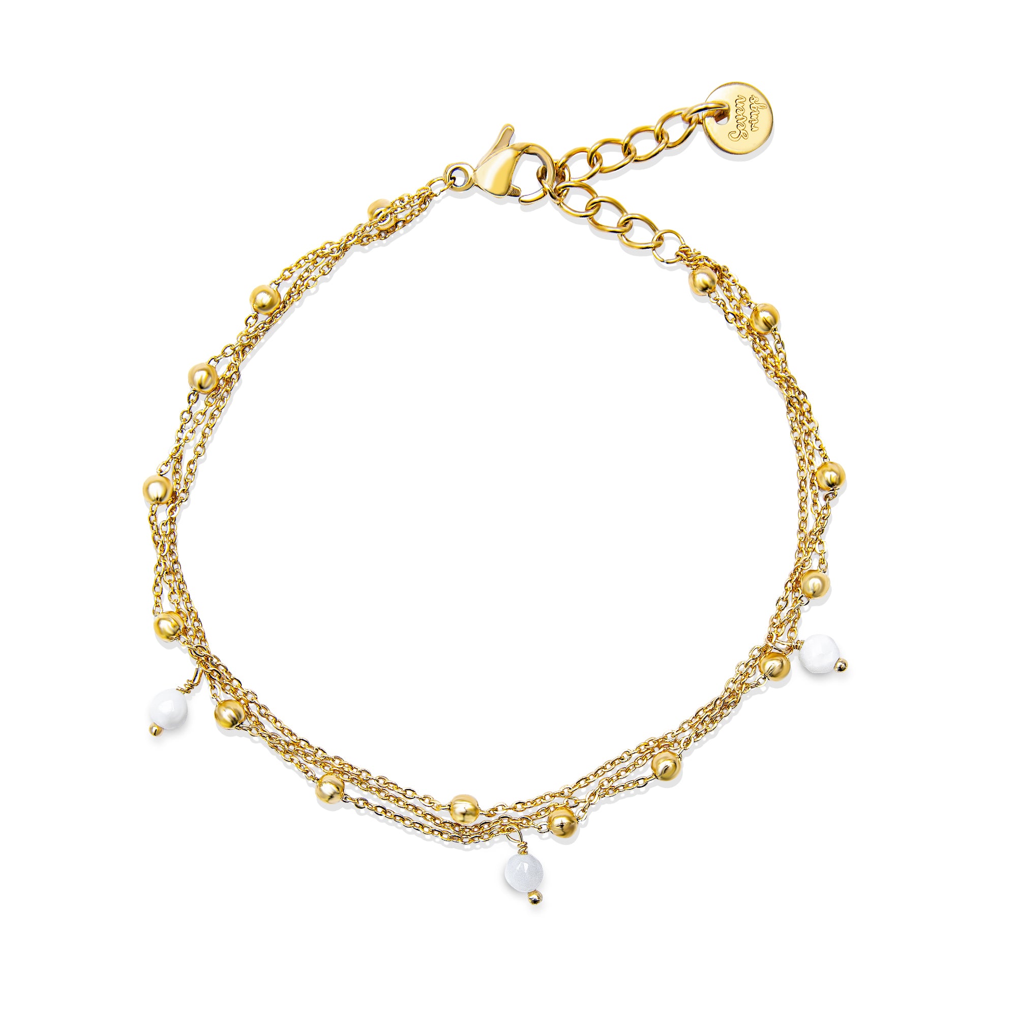 Bracelet triple pierre