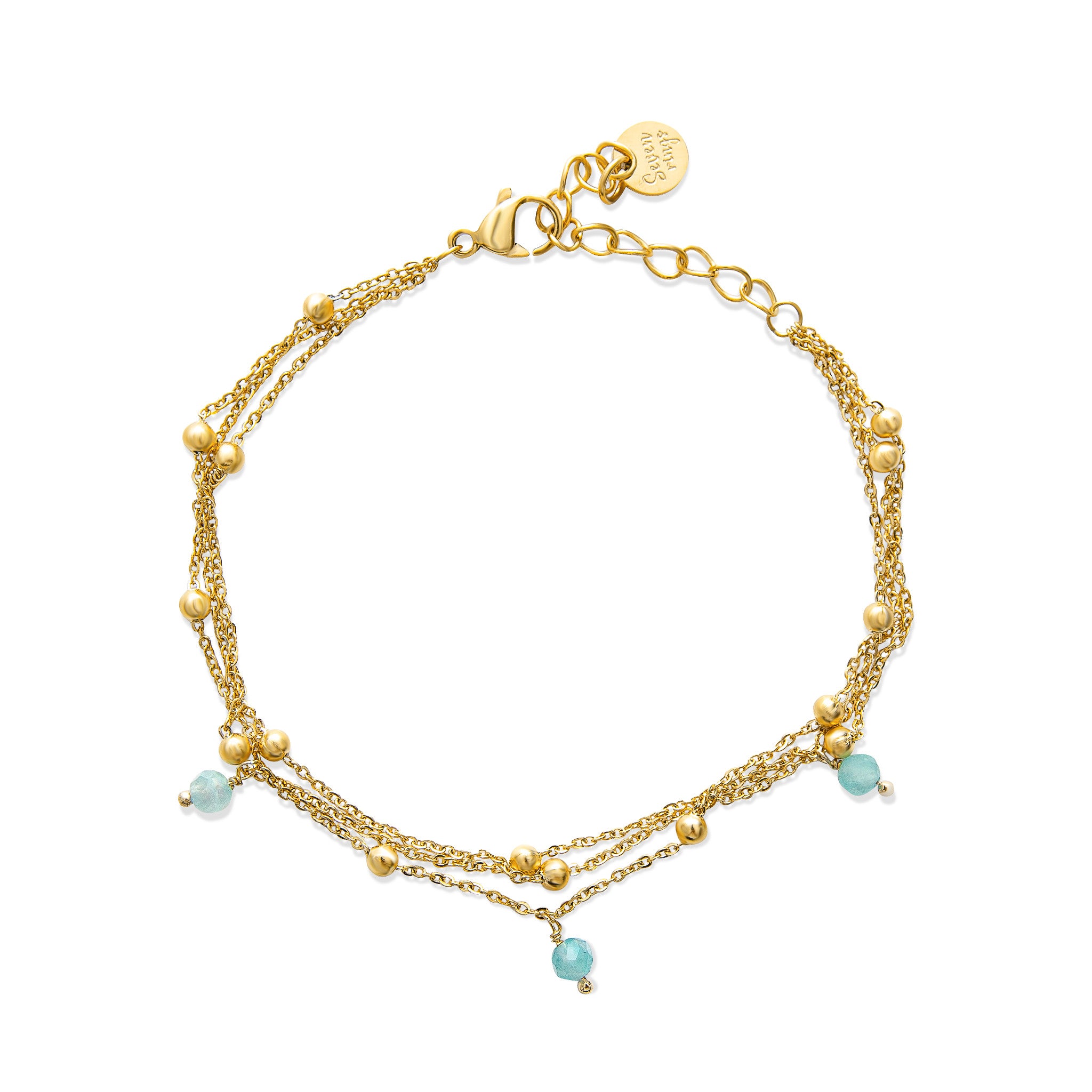 Bracelet triple pierre