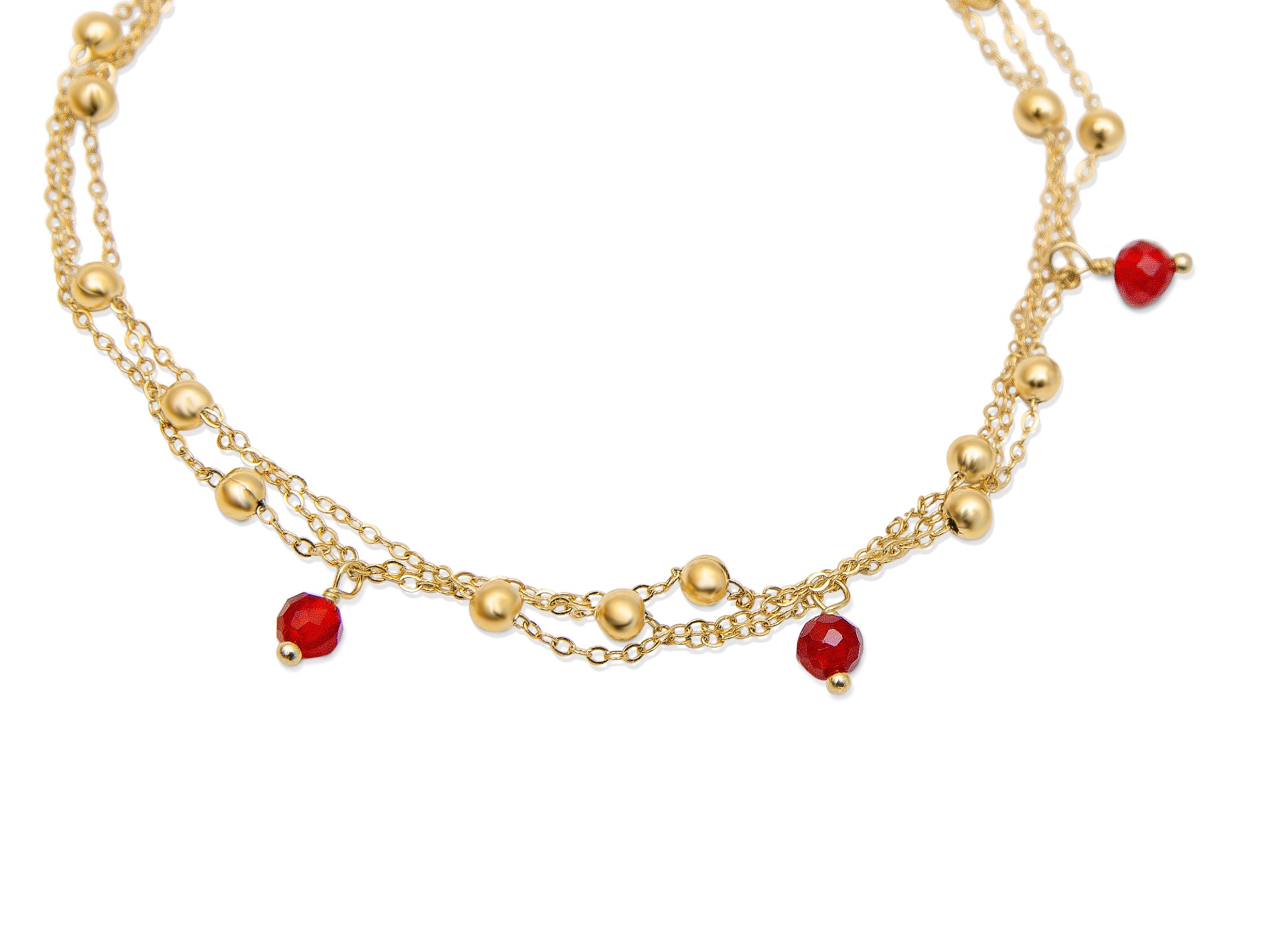 Bracelet triple pierre