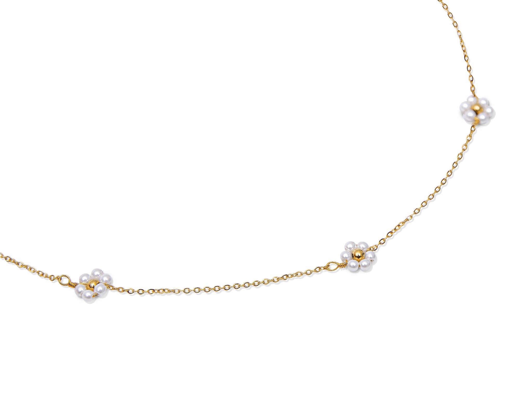 Collier 3 fleurs
