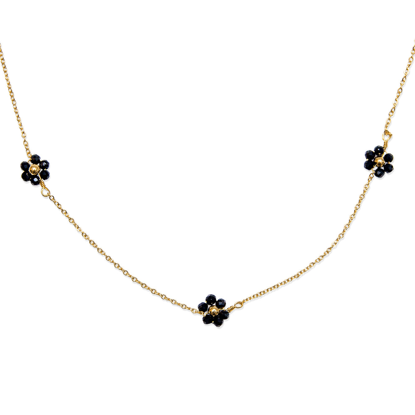 Collier 3 fleurs