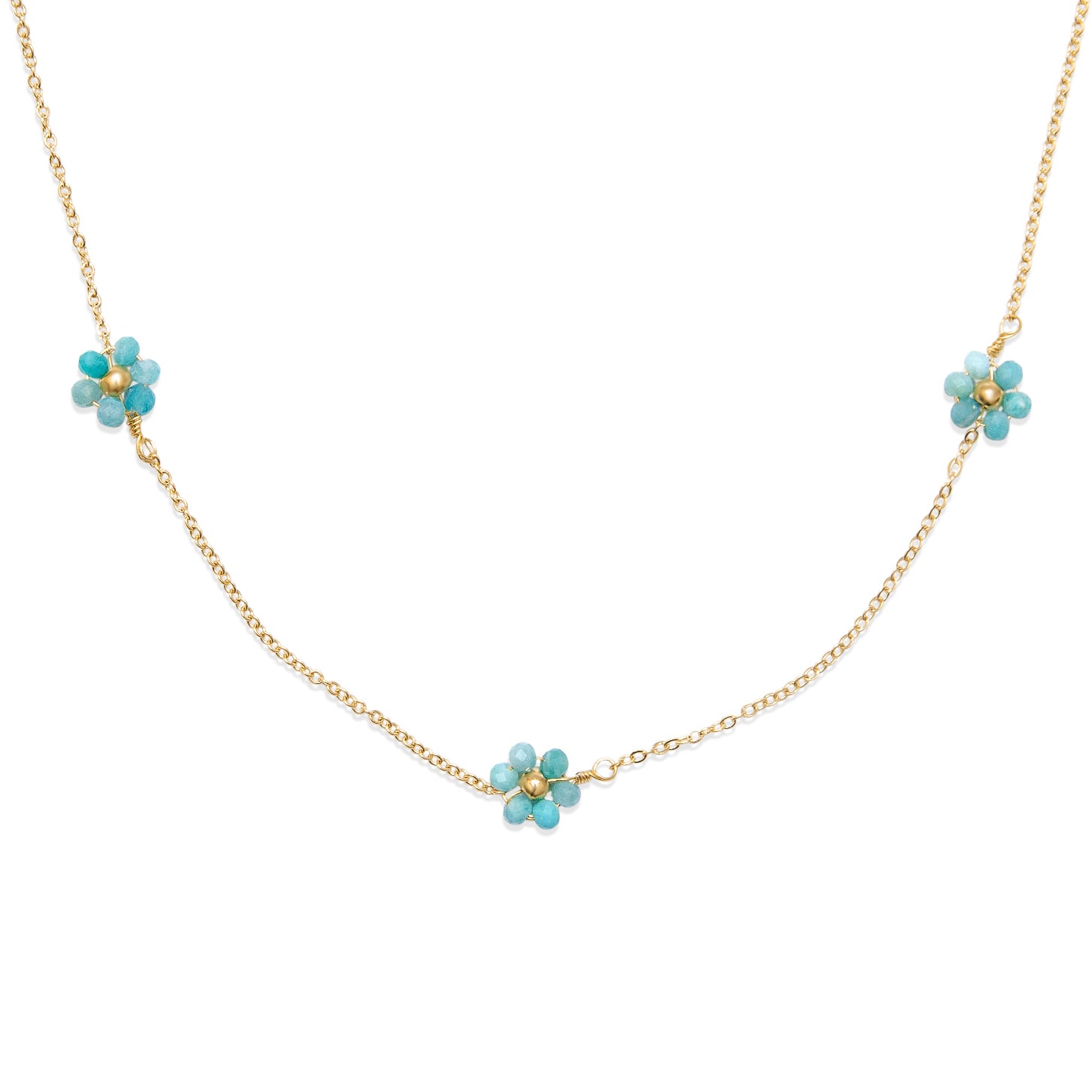 Collier 3 fleurs