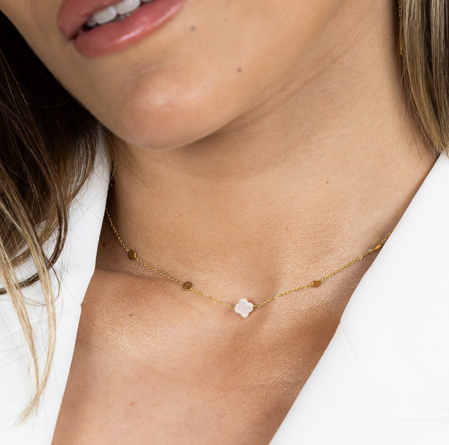 Collier trèfle Vegas