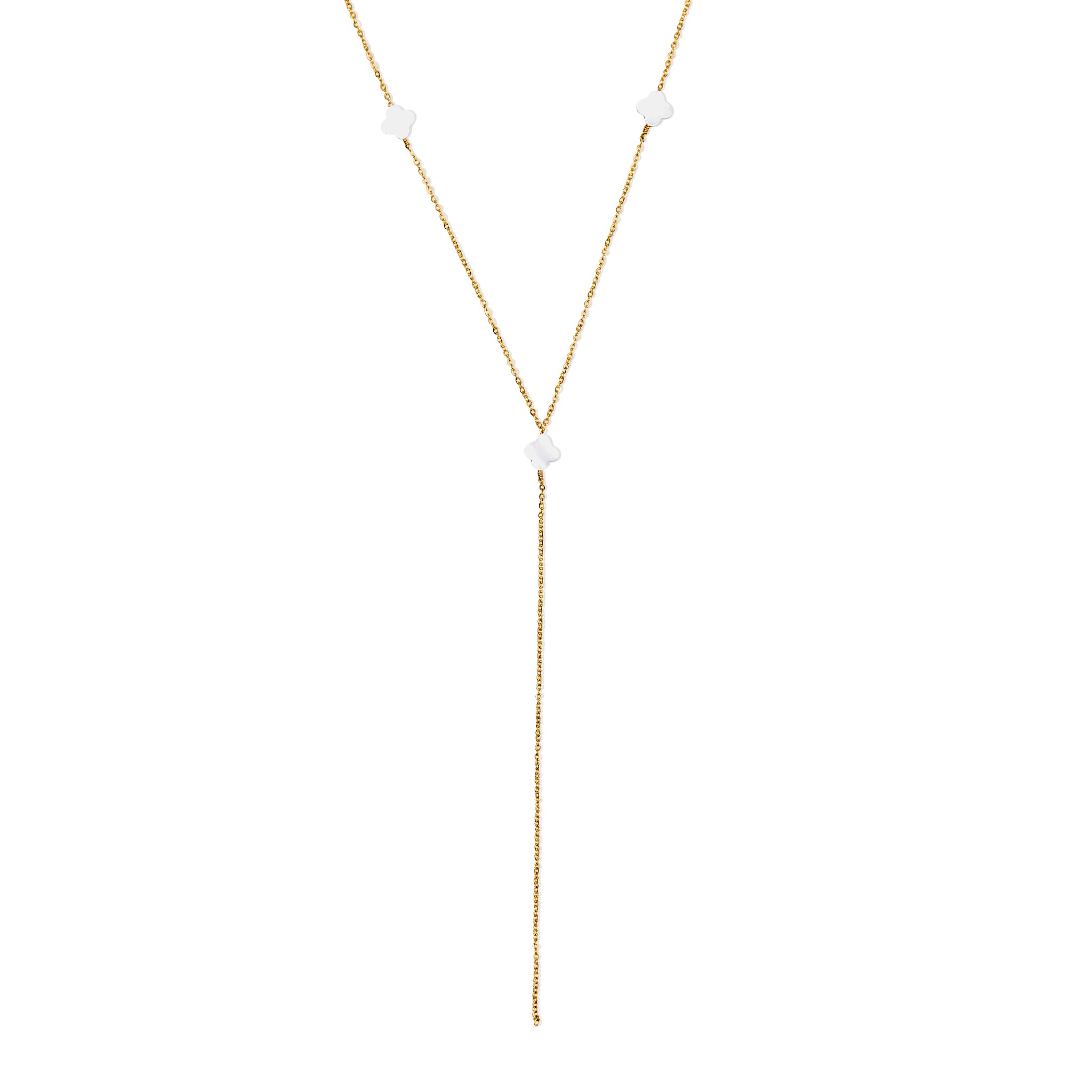 Collier Y 3 trèfles