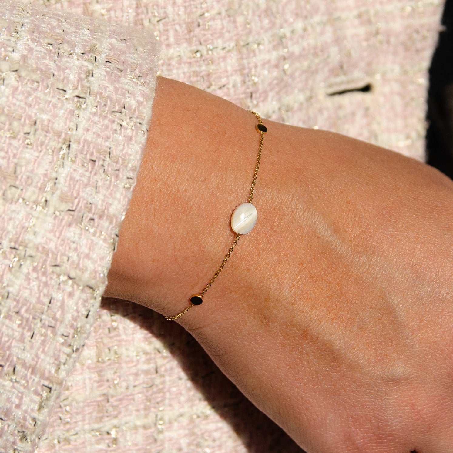 Bracelet Vegas nacré