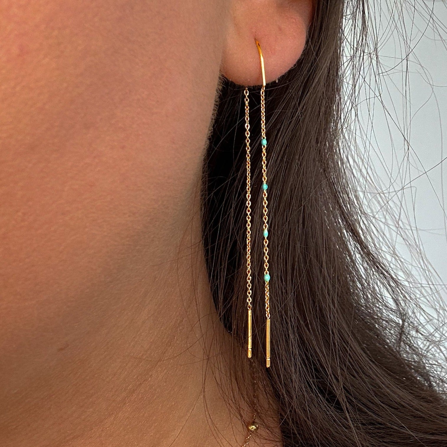 Boucles pendante Iris