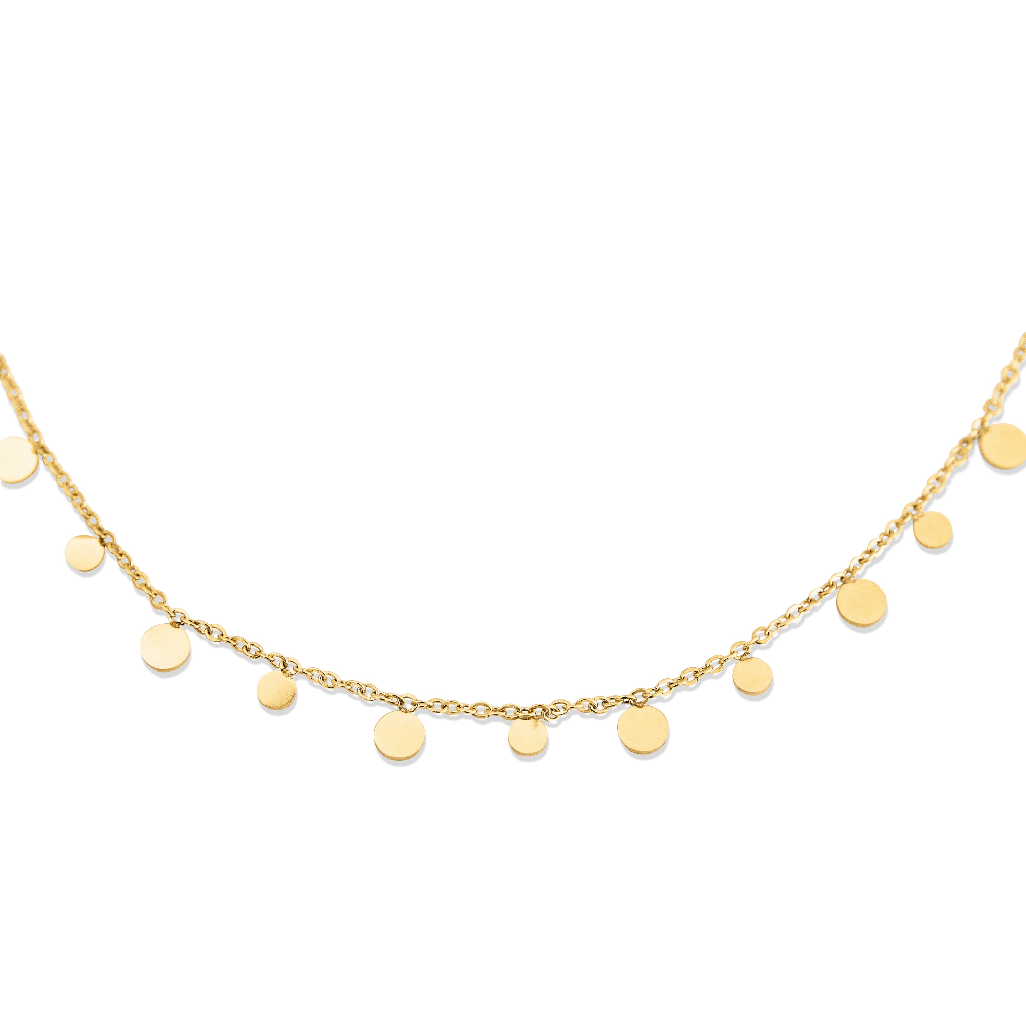 Collier pampille doré