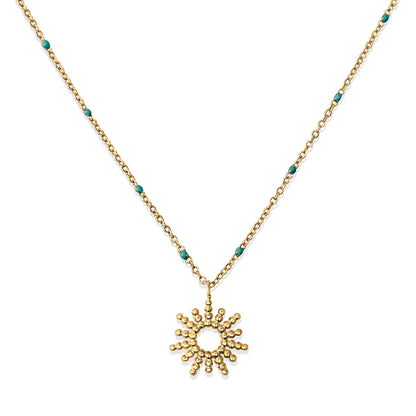 Collier Petit Soleil Résine