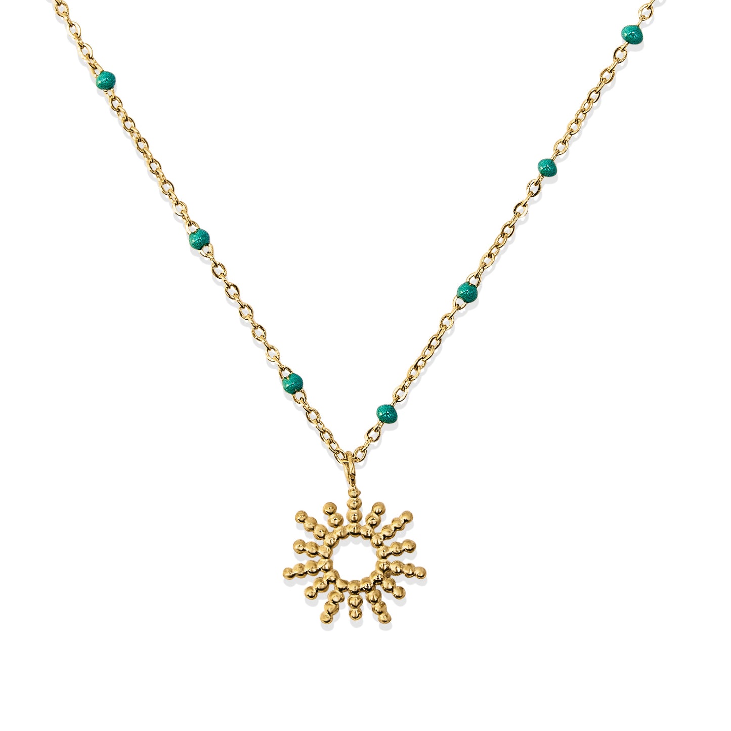 Collier Petit Soleil Résine