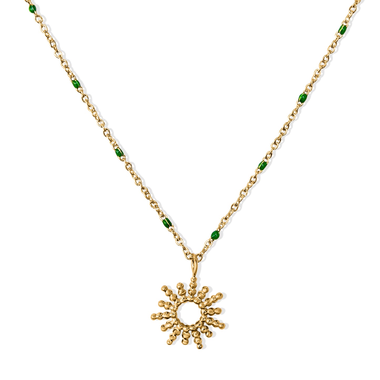 Collier Petit Soleil Résine