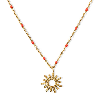 Collier Petit Soleil Résine
