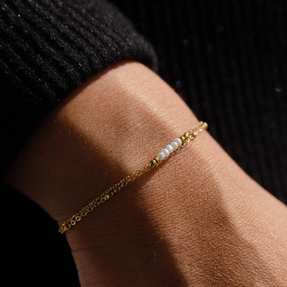 Bracelet double perle