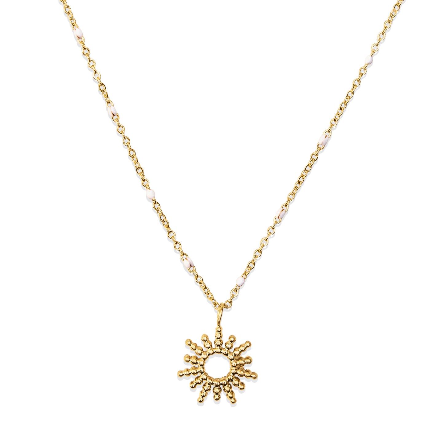 Collier Petit Soleil Résine